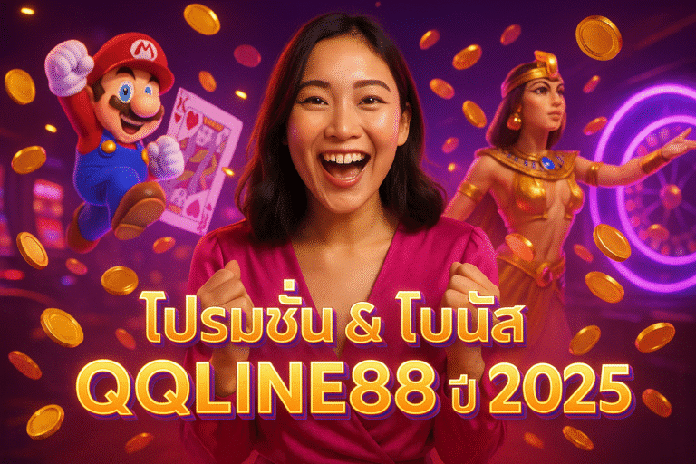 โปรโมชั่น & โบนัส QQLINE88 ปี 2025