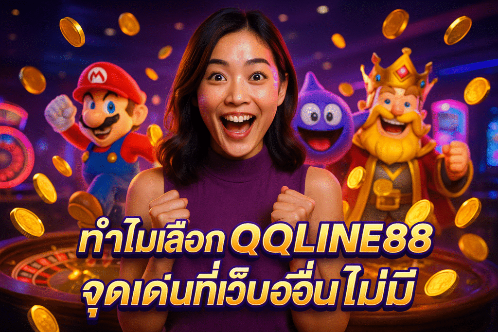 ทำไมเลือก QQLINE88 จุดเด่นที่เว็บอื่นไม่มี